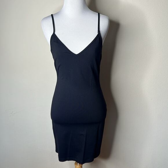 All Saints Black Bandeau Slip